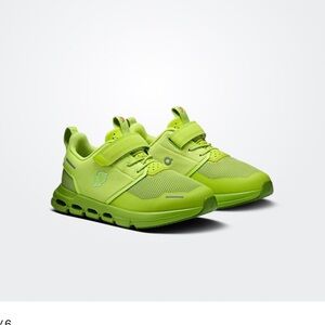 On Running Kids CloudPlay SHF limited edition Neon Green Sneakers